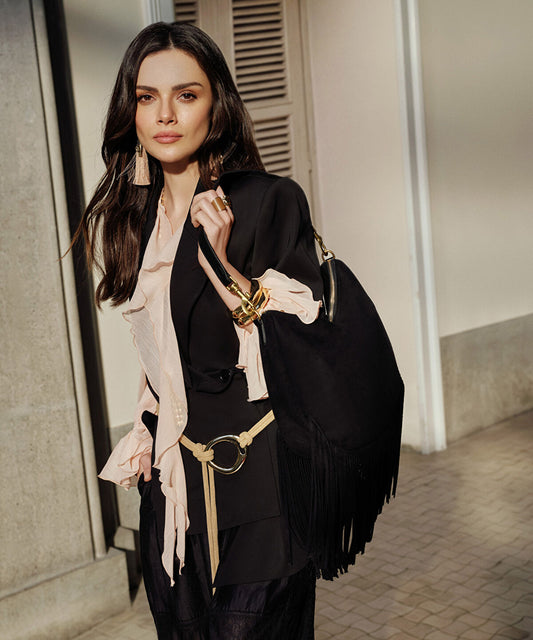 Asymmetric Short Sleeve Blazer