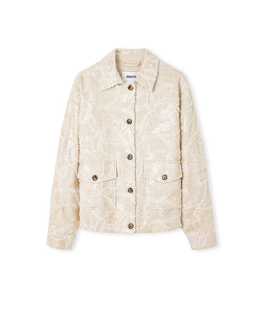 Embellished Shirt Jacket