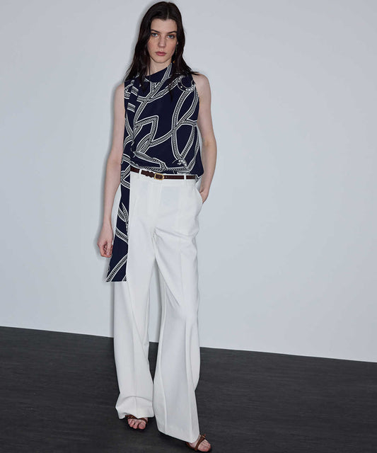 Printed Viscose Blouse