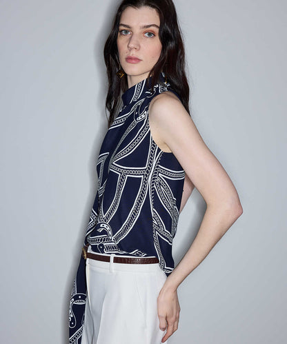 Printed Viscose Blouse