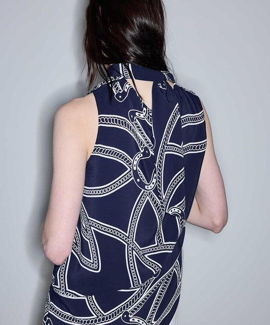 Printed Viscose Blouse