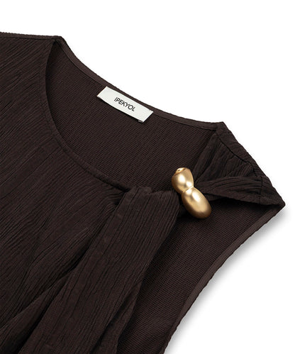 Crinkle-Effect Blouse