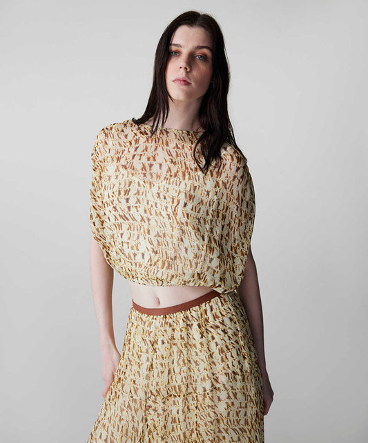 Printed Viscose Blouse