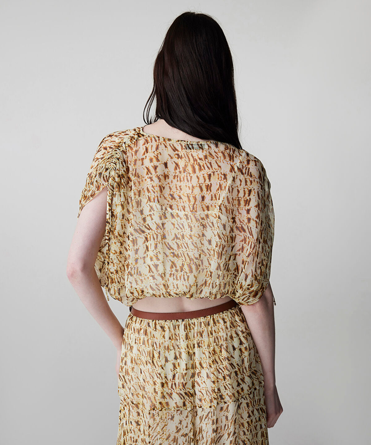 Zoomed Printed Viscose Blouse