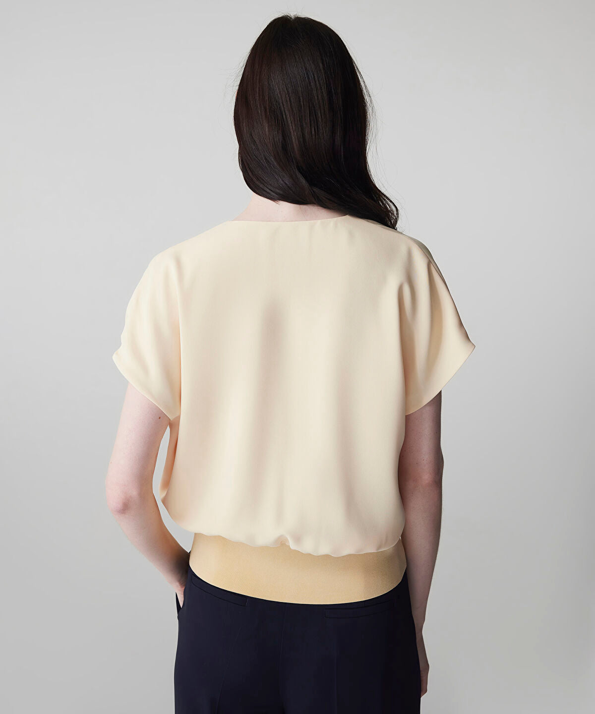 Zoomed Double-Breasted Blouse 
