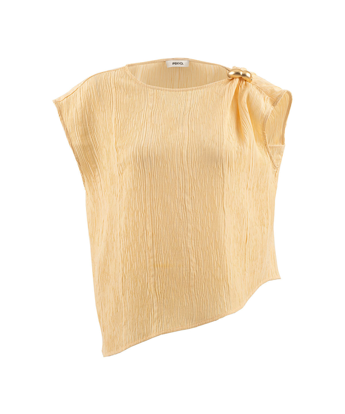 Zoomed Crinkle-Effect Blouse