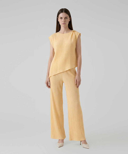 Crinkle-Effect Blouse