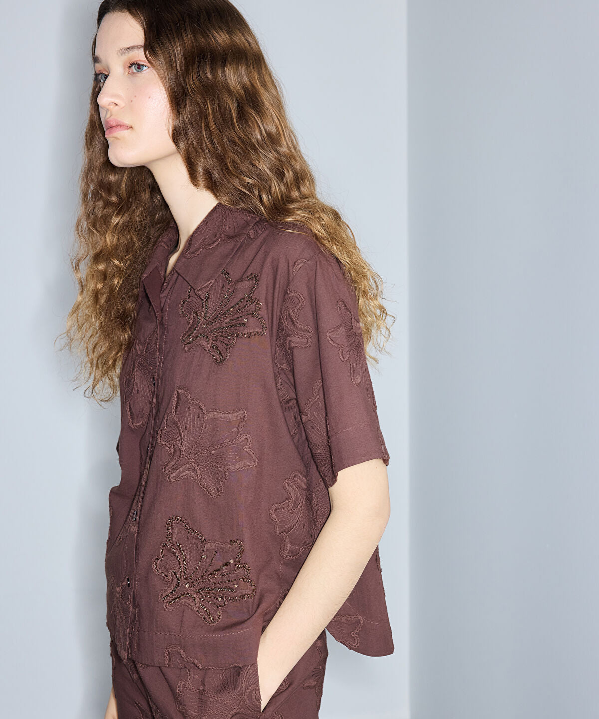 Zoomed Embroidered Blouse