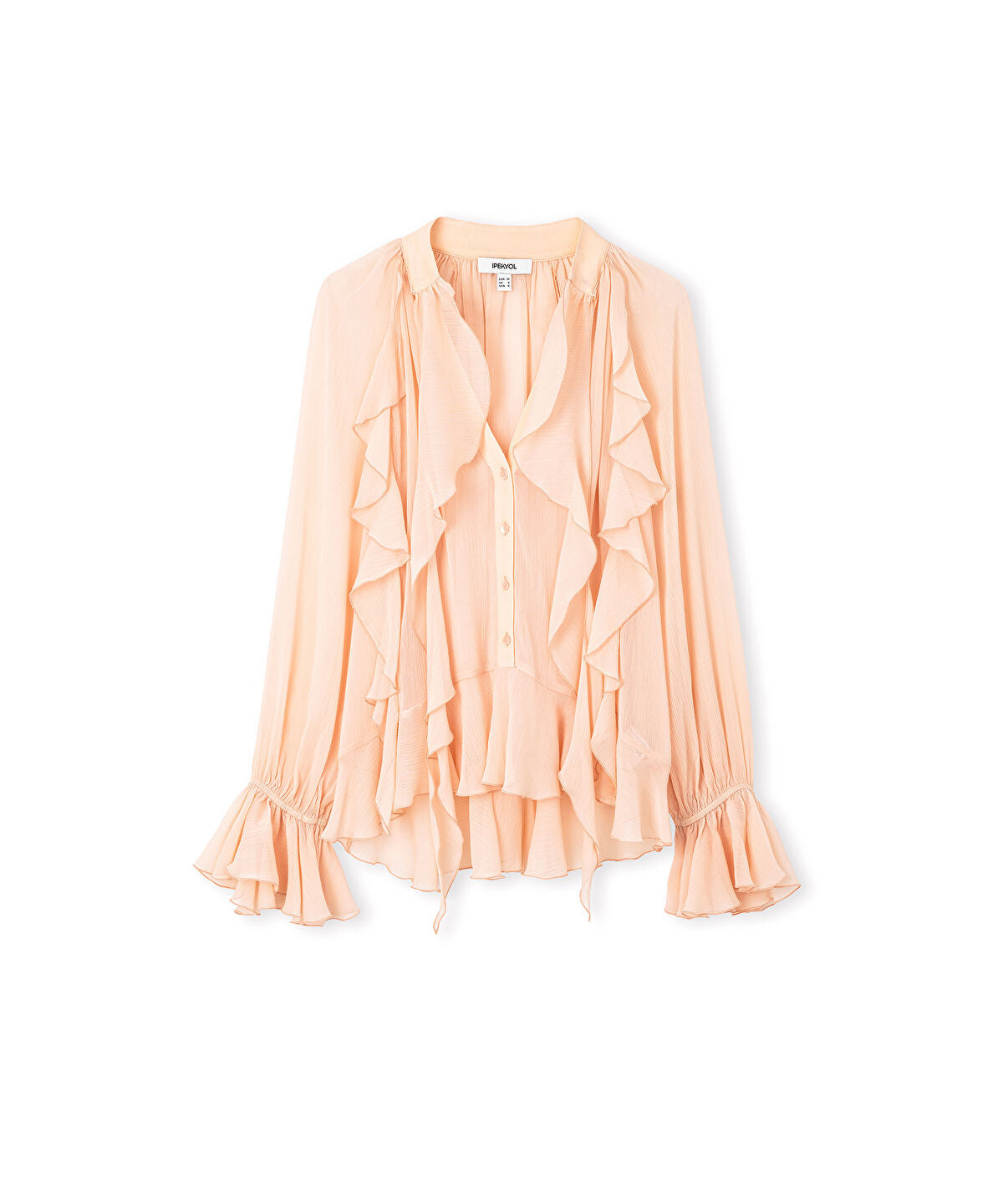 Ruffled Chiffon Blouse