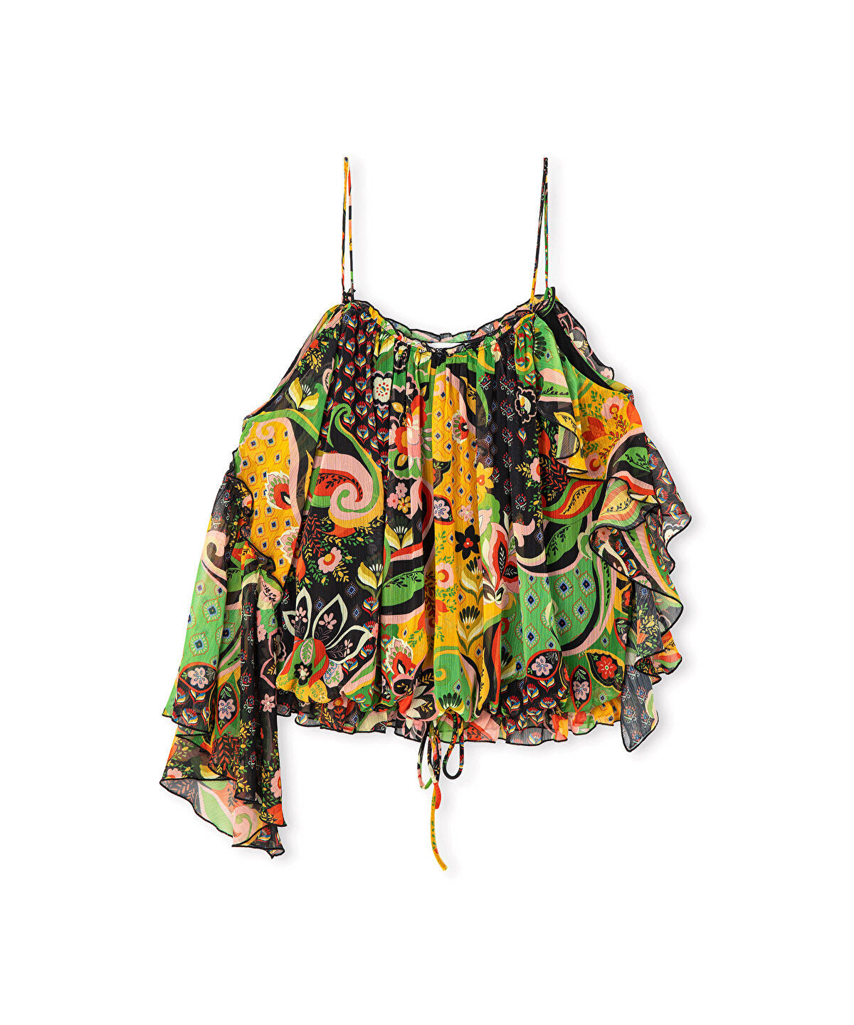 Zoomed Printed Chiffon Blouse