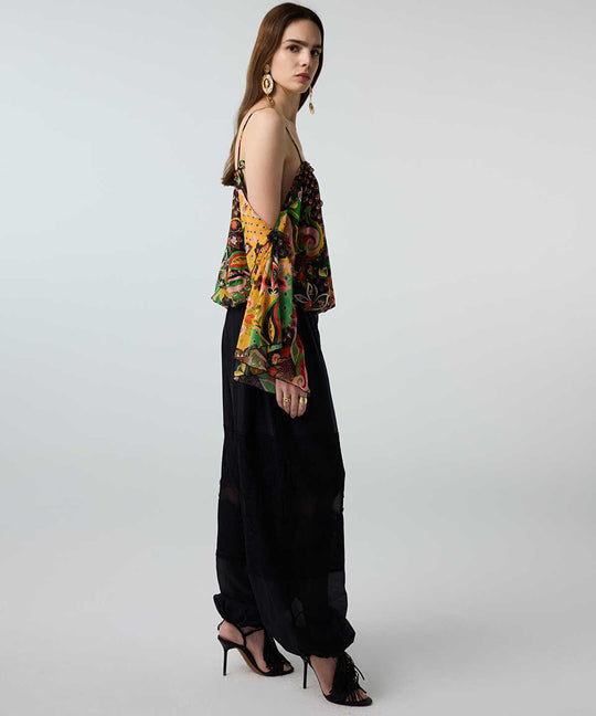 Printed Chiffon Blouse