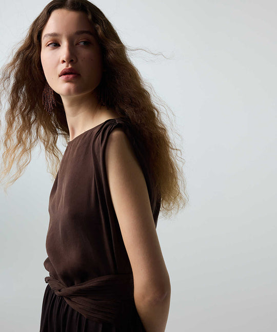 Asymmetric Sleeve Blouse