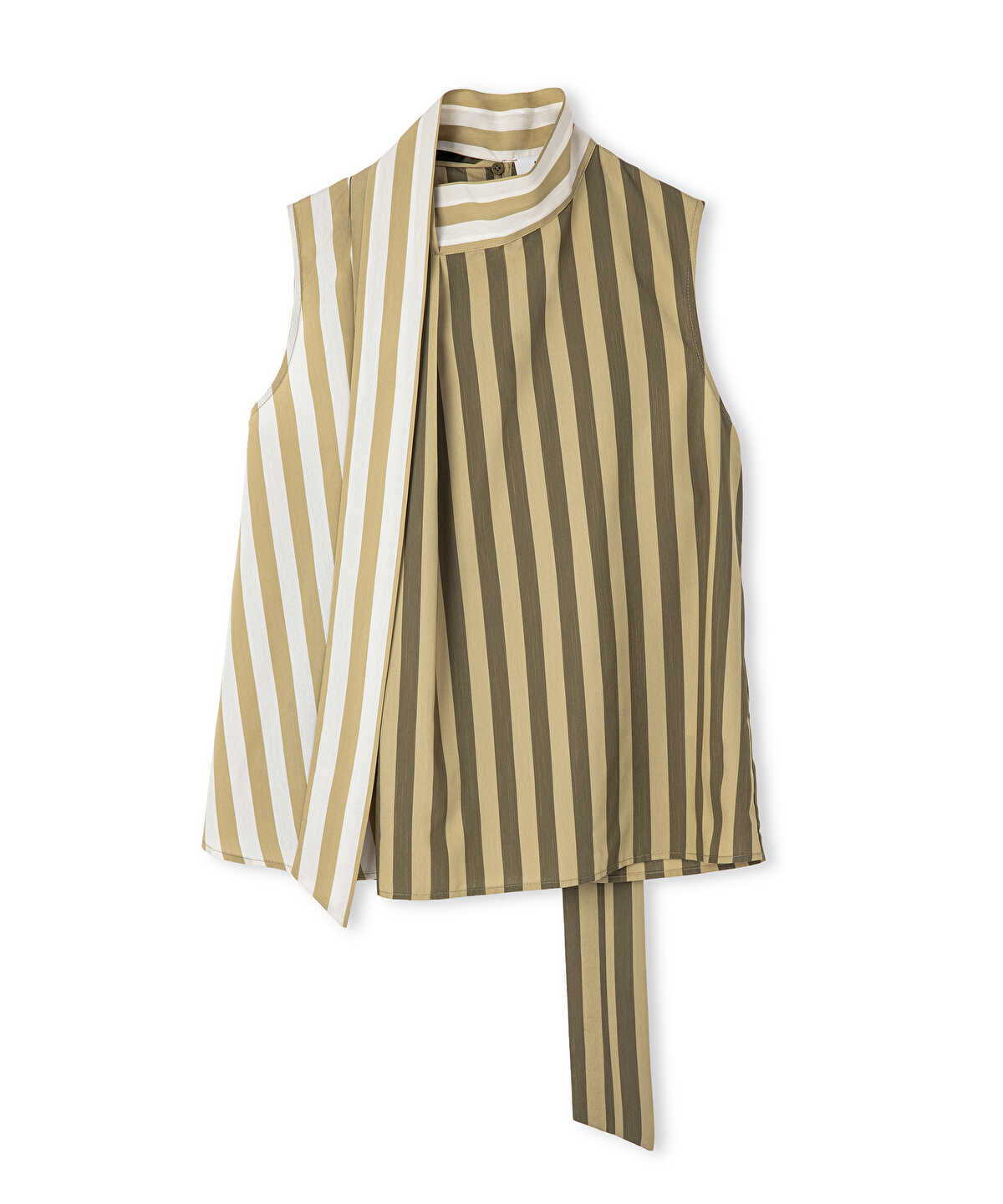 Color-Block Asymmetric Blouse