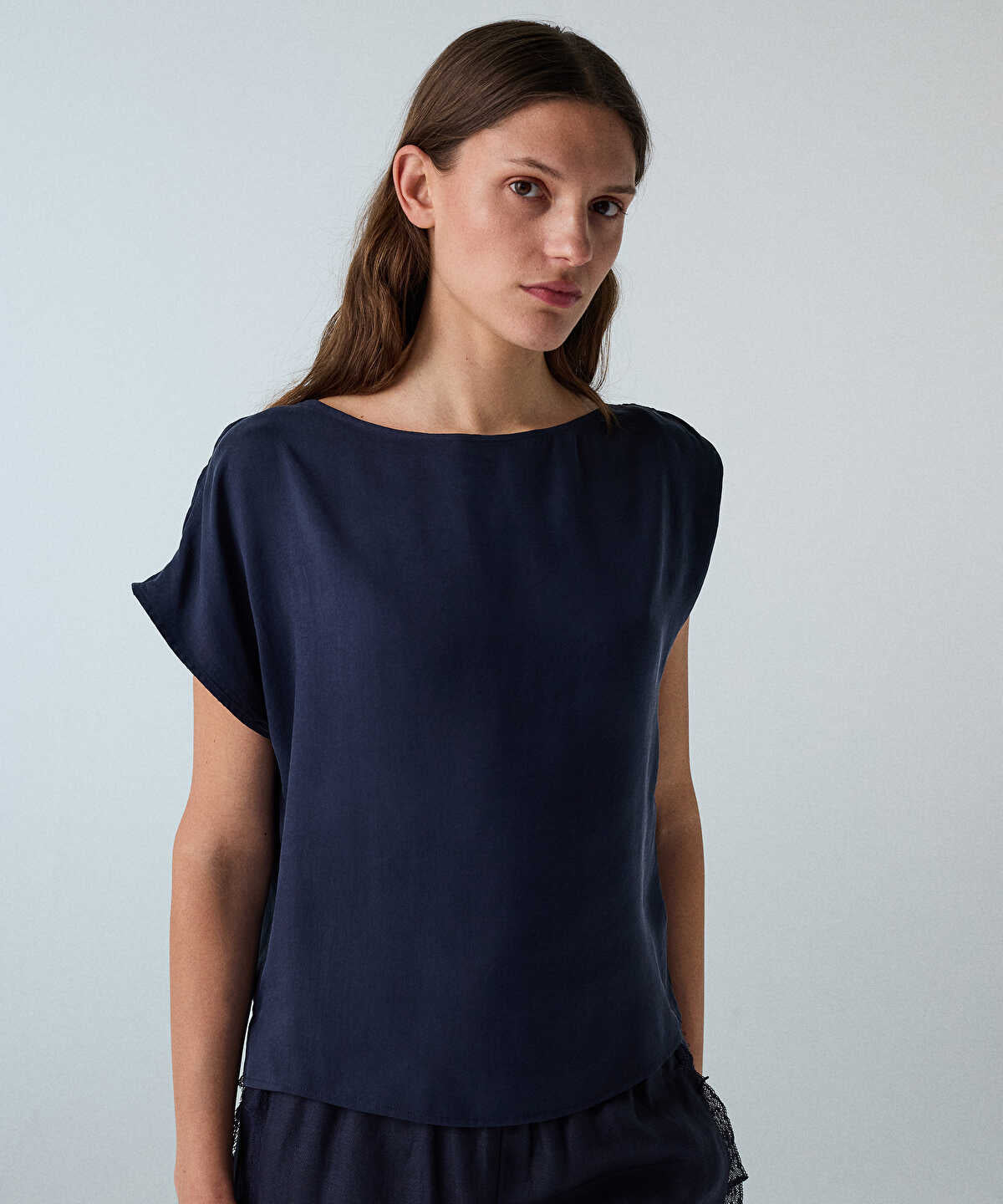 Zoomed Asymmetric Blouse