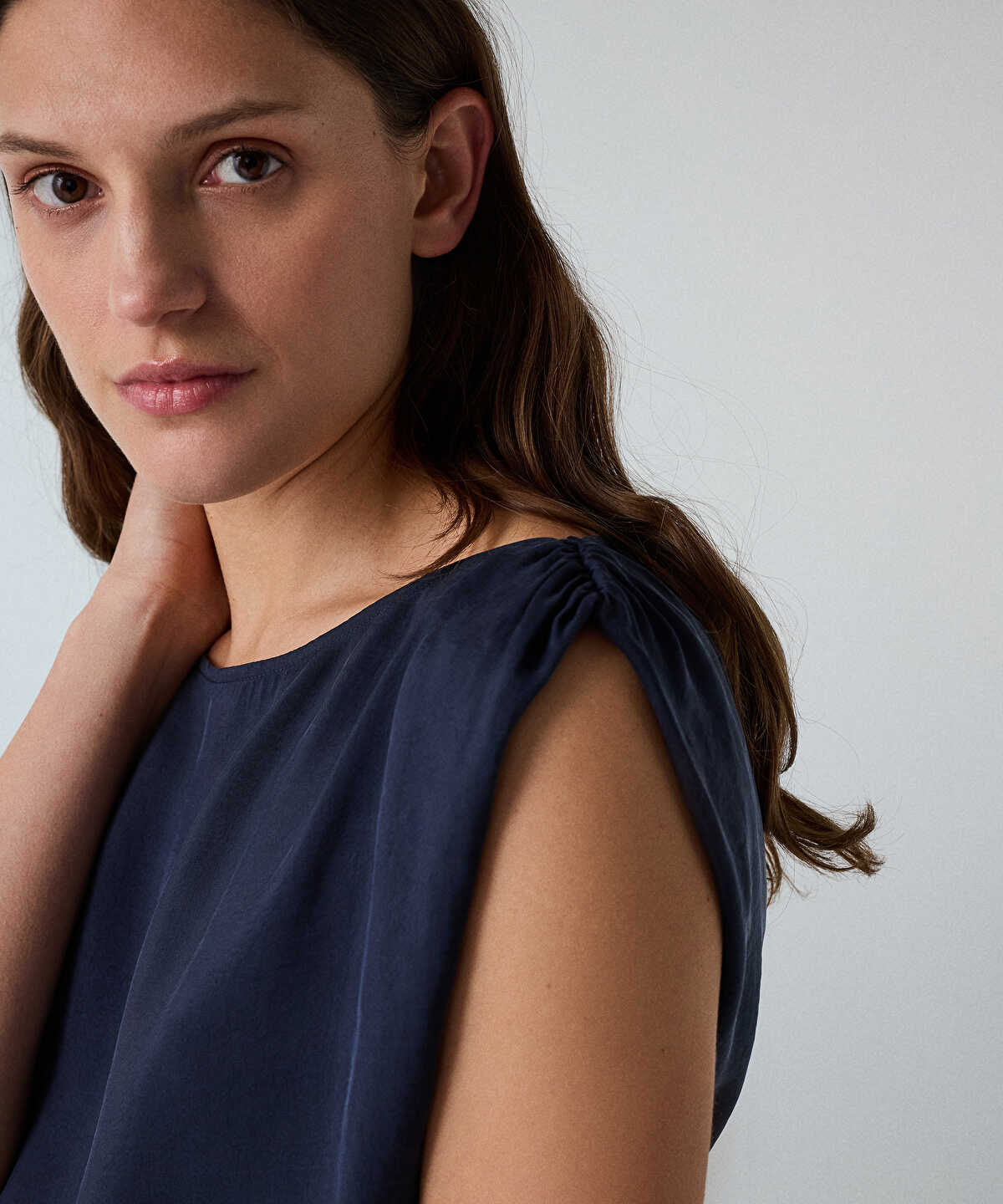 Zoomed Asymmetric Blouse