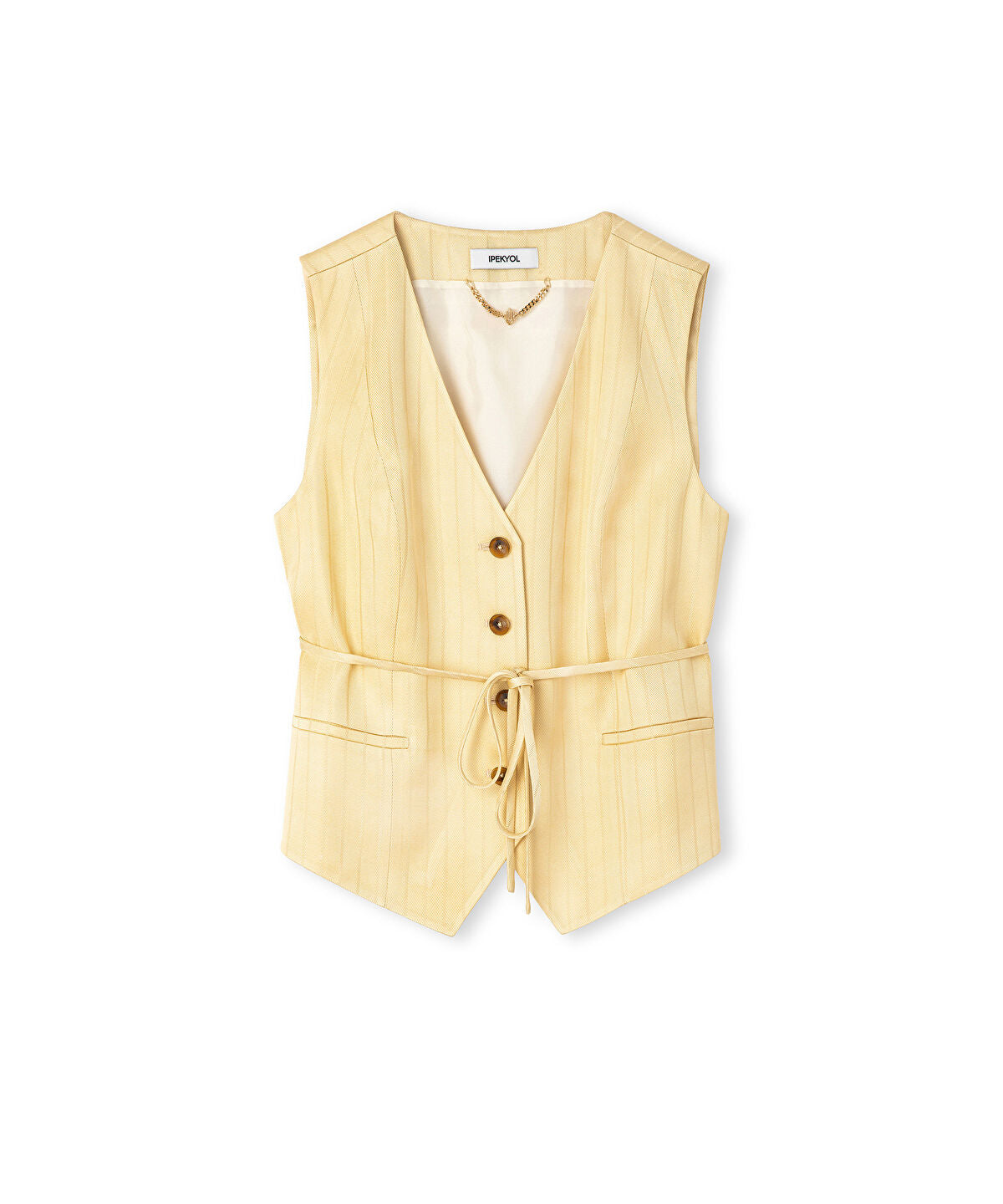 Zoomed Striped Jacquard Vest