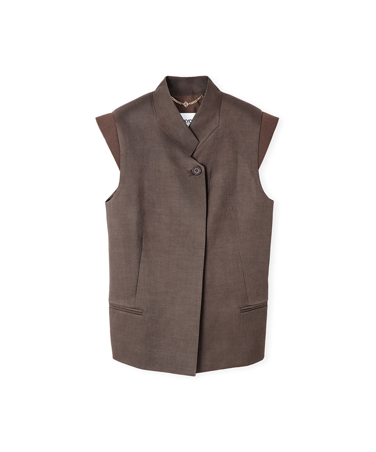 Zoomed Belted Vest