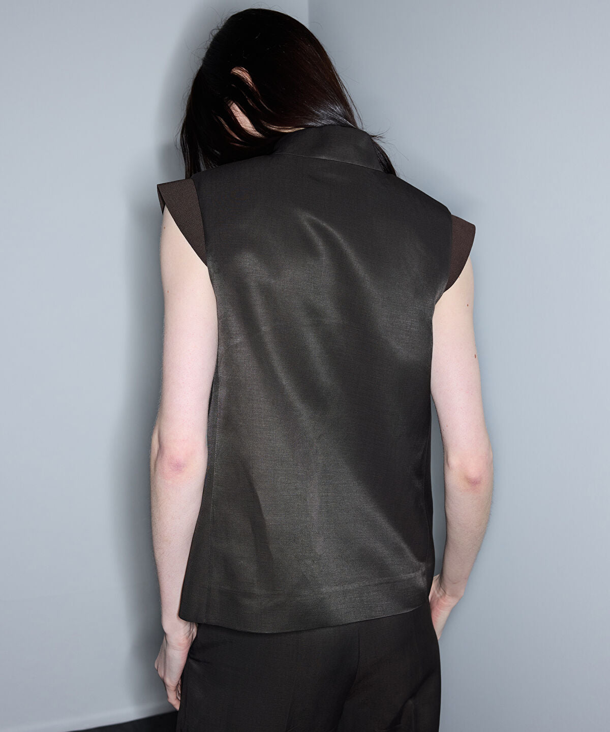 Zoomed Belted Vest