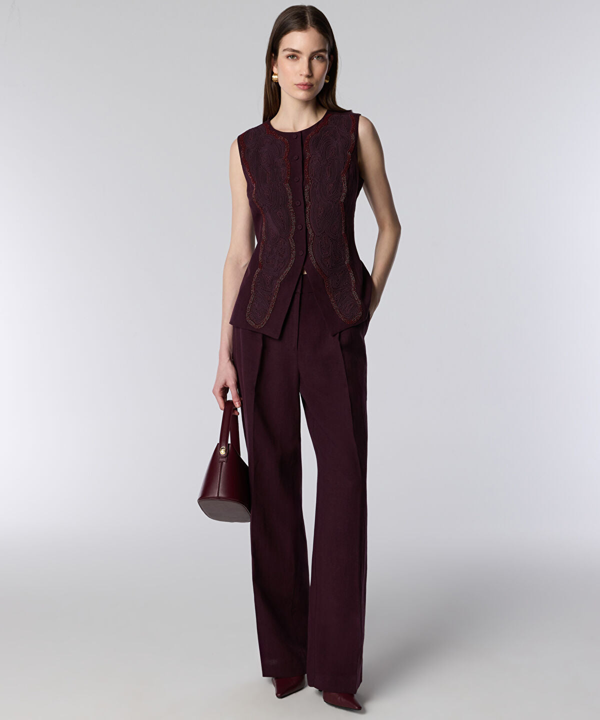 Zoomed Embellished Vest