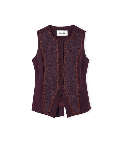 Embellished Vest