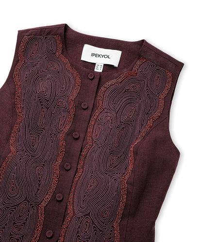 Embellished Vest