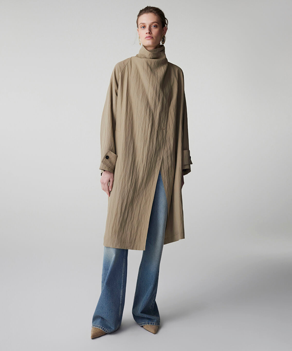 Zoomed Belted Technical Coat