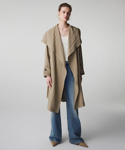 Belted Technical Coat