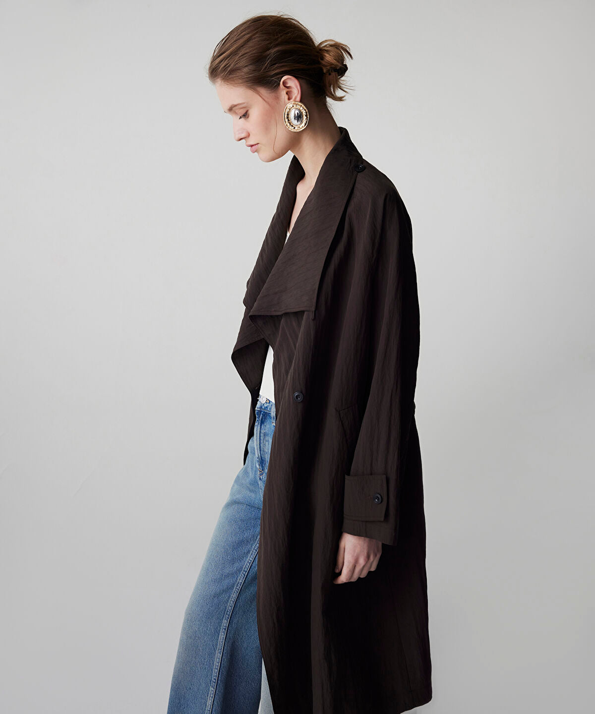 Zoomed Belted Technical Coat