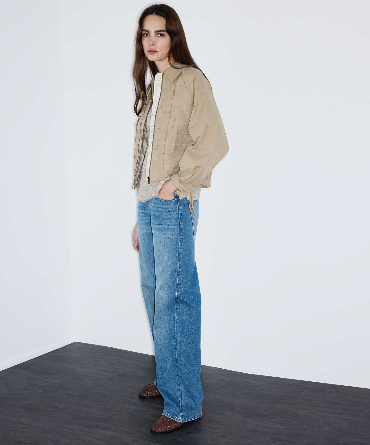 Zoomed Textured Coat
