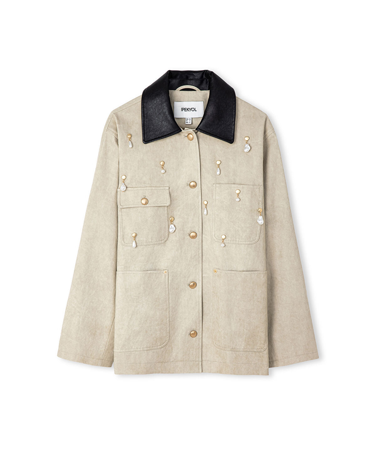 Zoomed Embellished Non Denim Coat