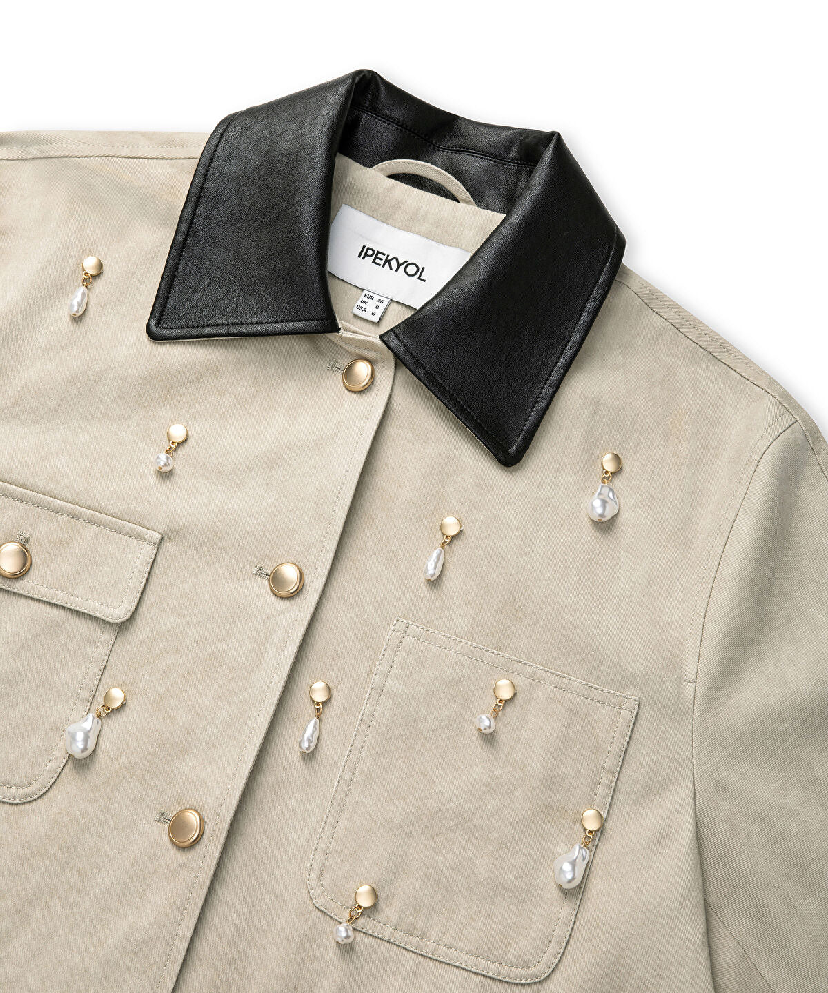 Zoomed Embellished Non Denim Coat
