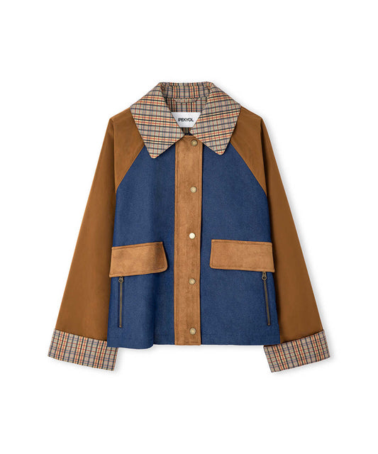 Color-Block Coat