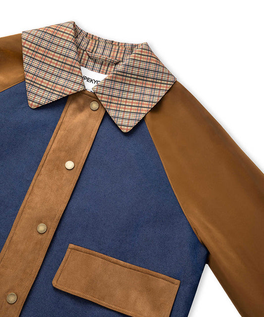 Color-Block Coat