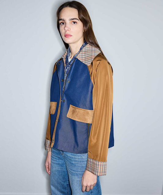 Color-Block Coat