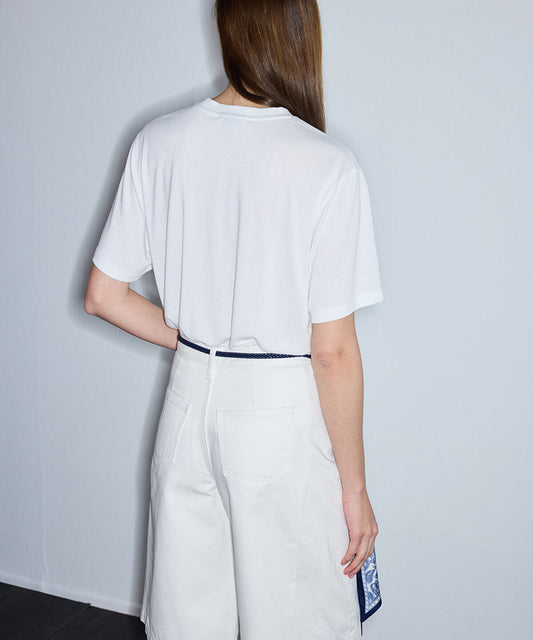 Belted Bermuda Shorts