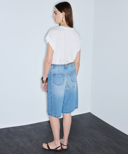 Bermuda Shorts with Belt