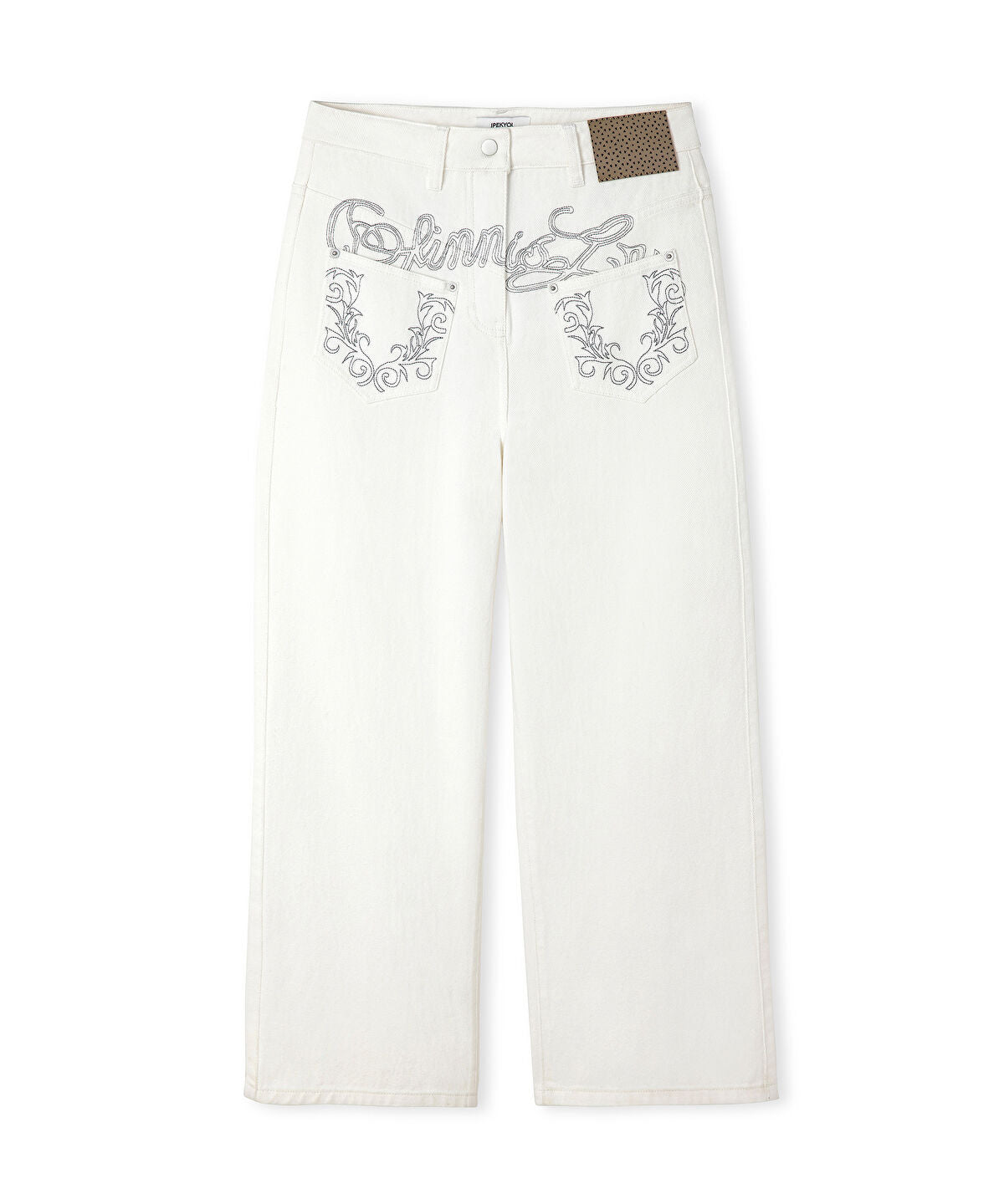 Zoomed Embroidered Jeans