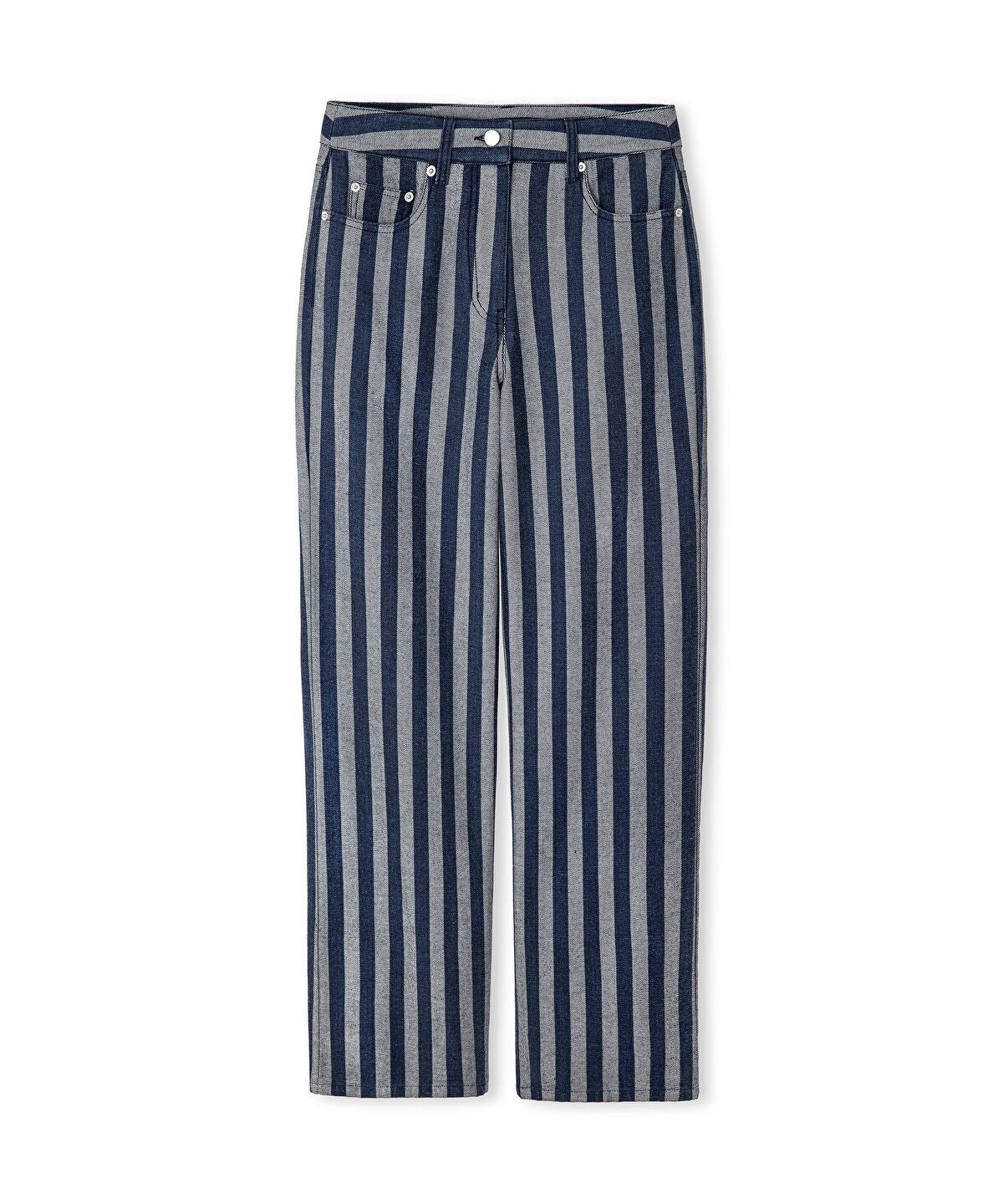 Zoomed Striped Jeans