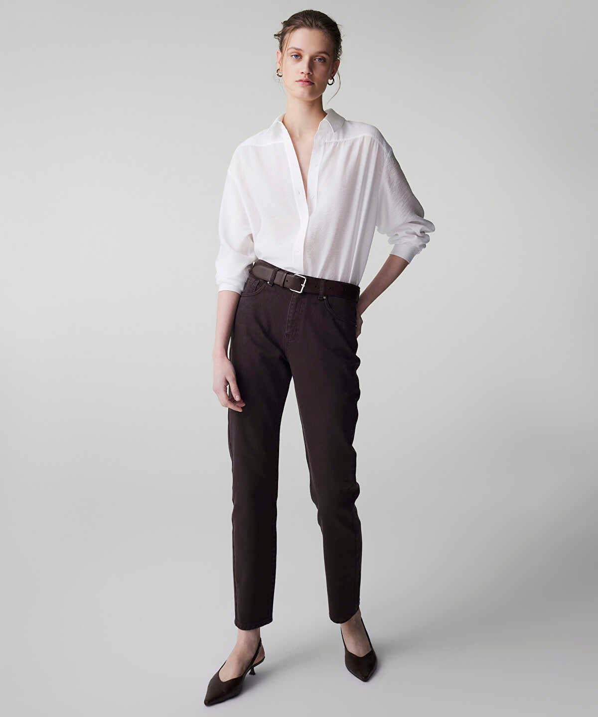 Zoomed Mom Fit Jeans