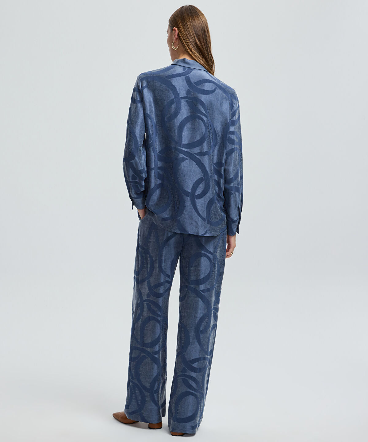 Zoomed Printed Cupro Shirt