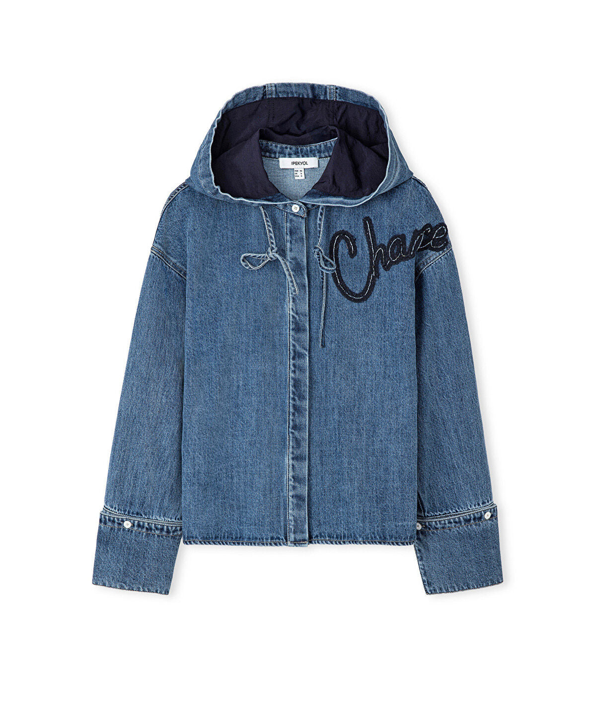 Embroidered Denim Shirt