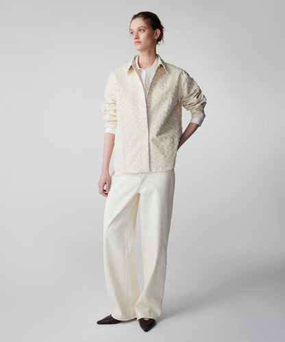 Textured Non-Denim Shirt
