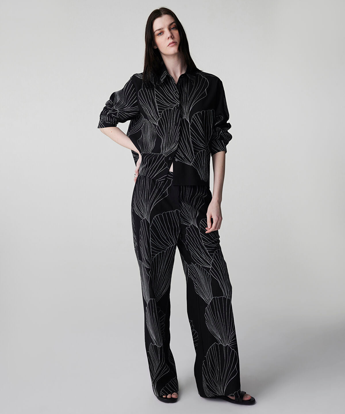 Zoomed Embroidered Shirt