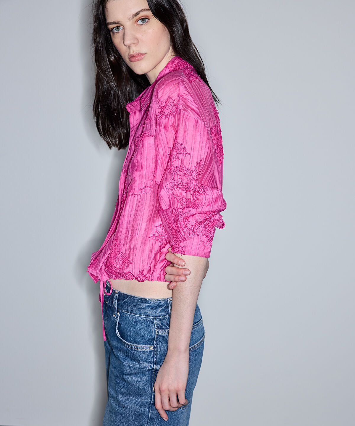 Embroidery Applique Shirt