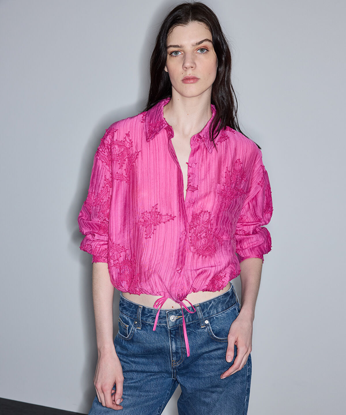 Embroidery Applique Shirt