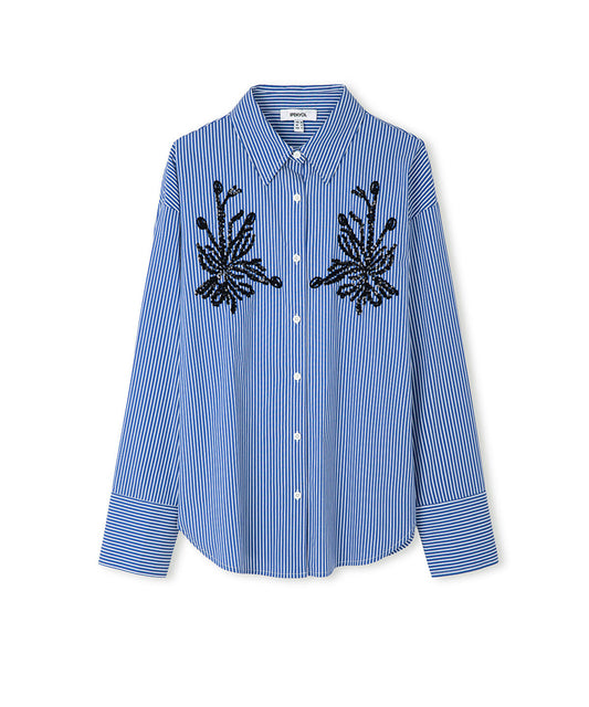 Sequinned Striped Shirt
