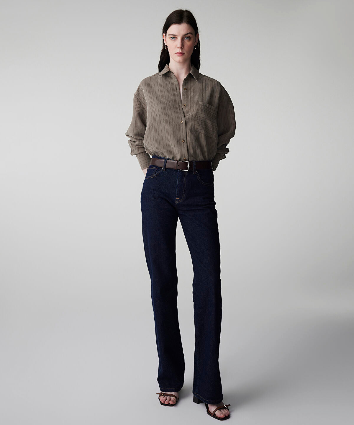 Zoomed Striped Jacquard Shirt