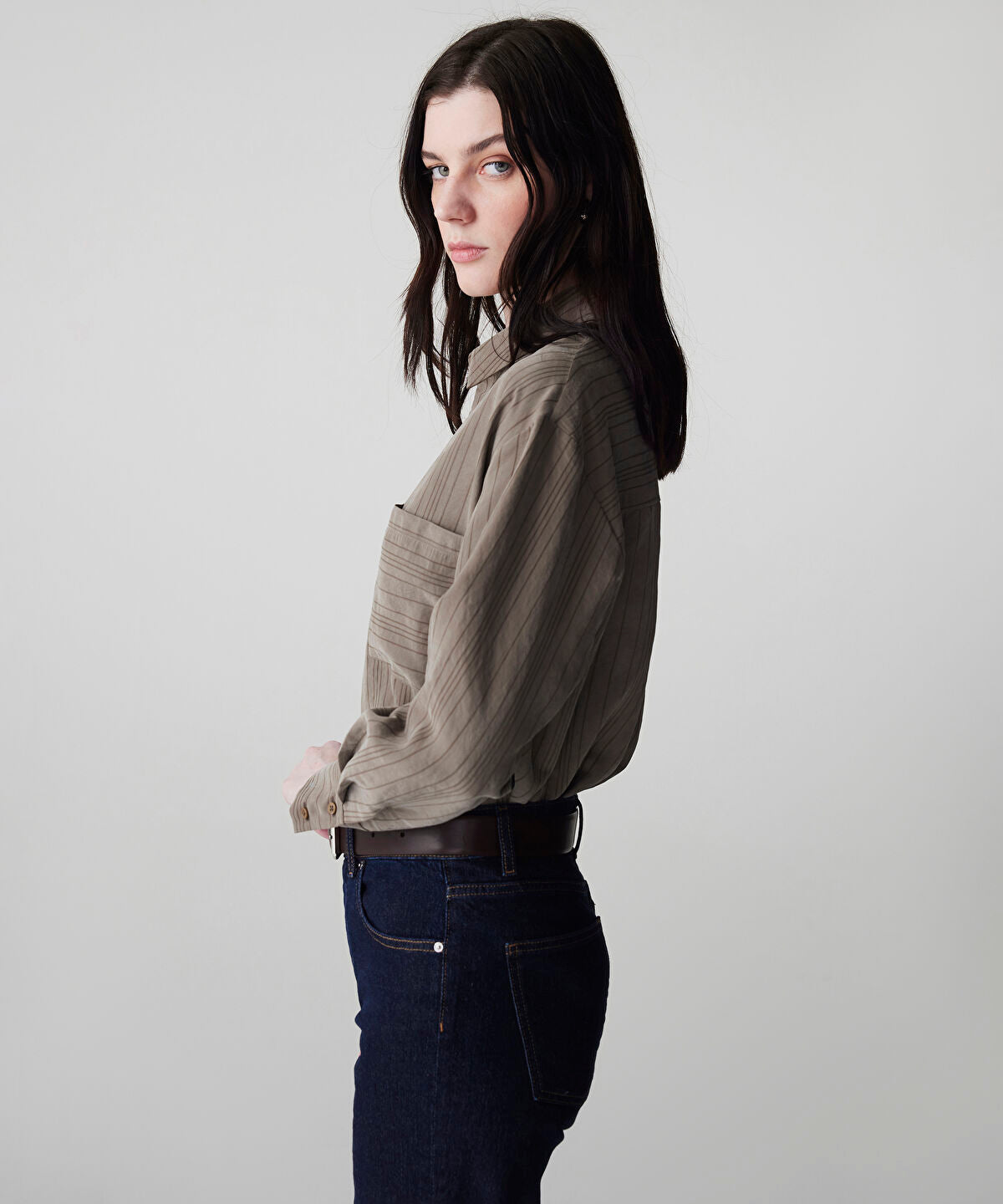 Zoomed Striped Jacquard Shirt