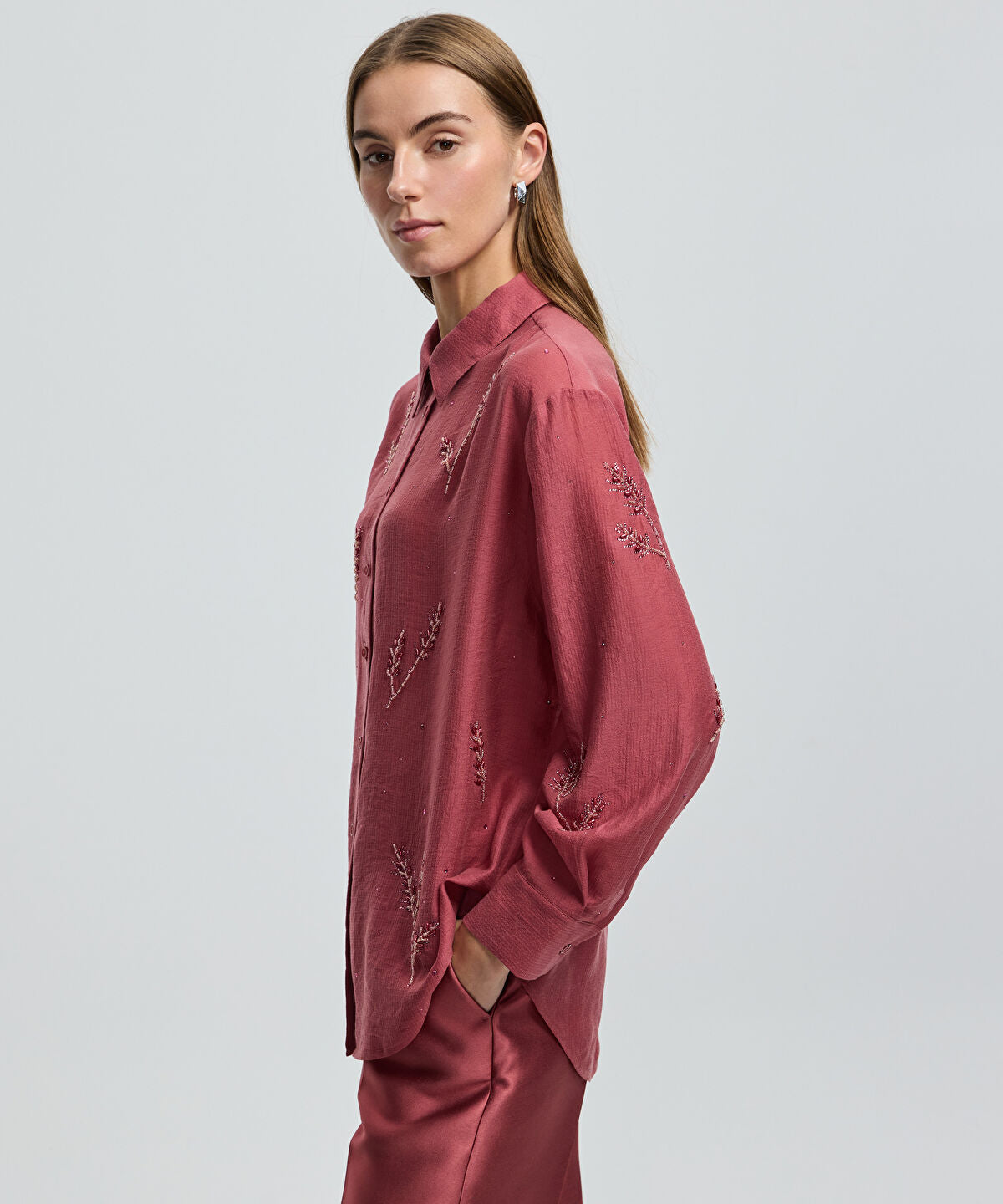 Zoomed Embroidered Shirt