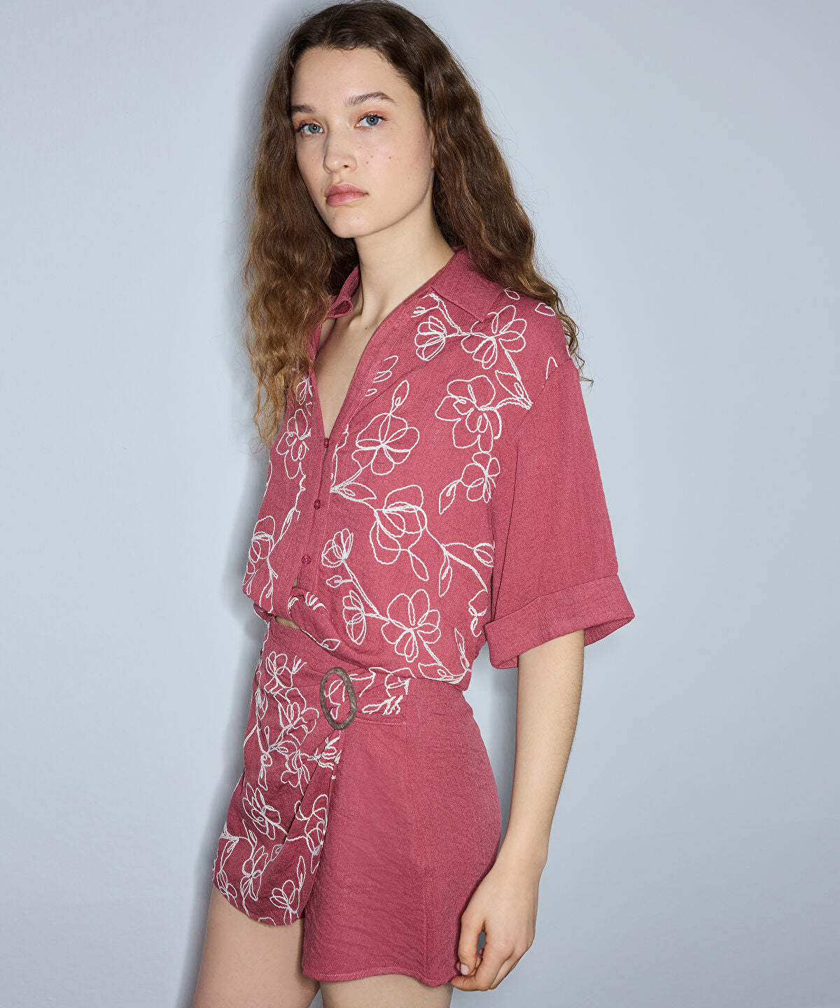 Zoomed Embroidered Shirt